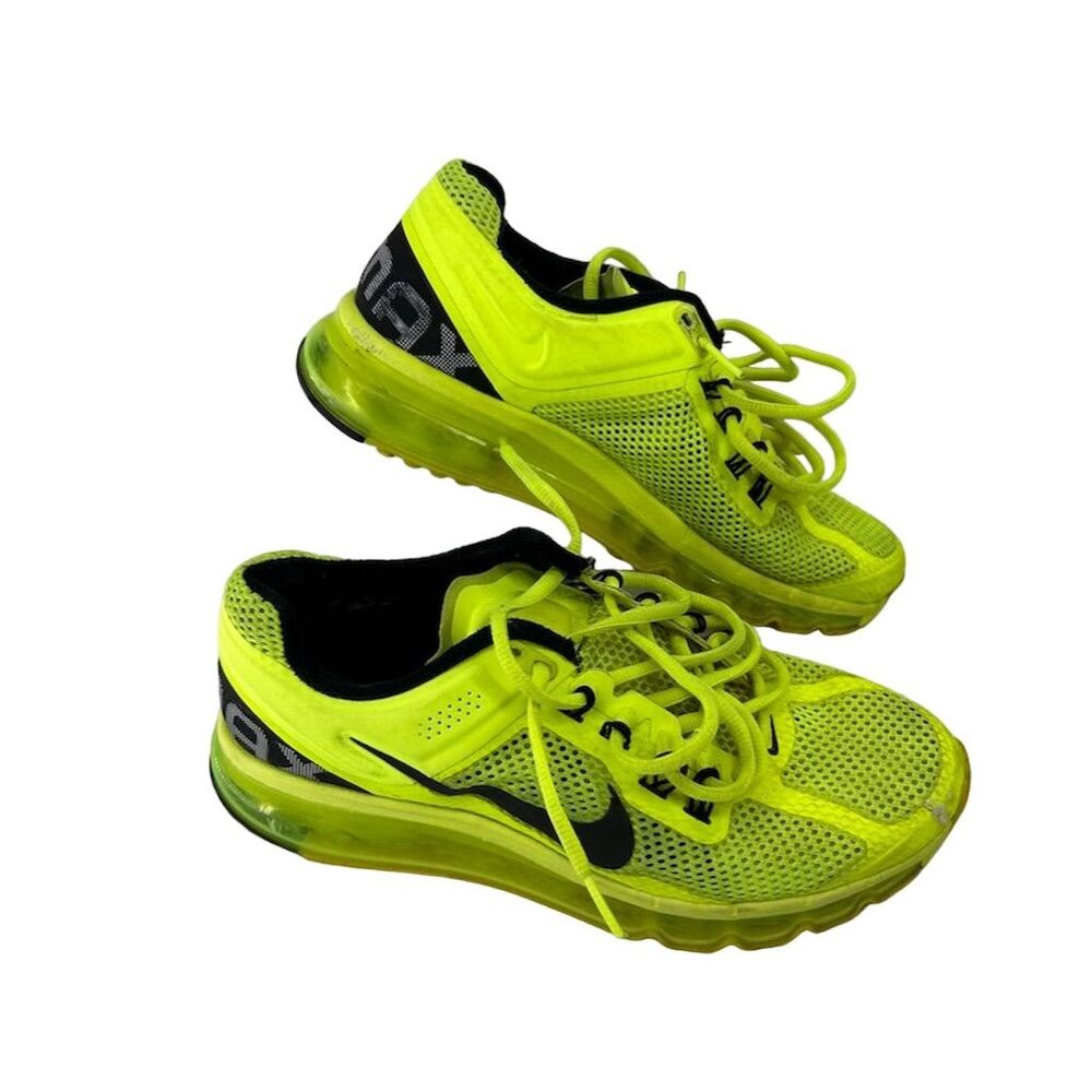Nike Air Max 2013 Women's Running Shoes Volt Neon Yellow Size 7